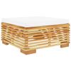 2-Piece Solid Teak Patio Lounge Set with Sofa view 3