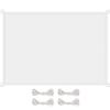 Waterproof Rectangular Sun Shade Sail 5 x 5.5 m, White view 1