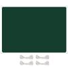 Rectangular Sun Shade Sail with Mounting Ropes, 1.8 x 3 m, Dark Green view 1