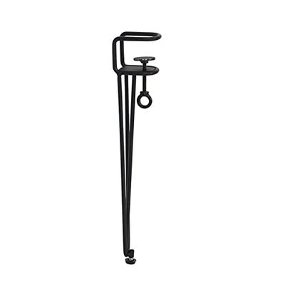 Adjustable Metal Table Legs, F-Shape, No-Drill Clamps, 75 cm, 2-Pack