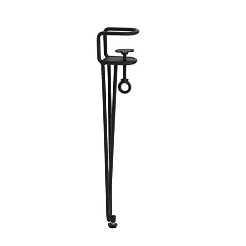 Adjustable Metal Table Legs, F-Shape, No-Drill Clamps, 75 cm, 2-Pack