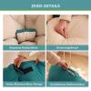 MIAOMI Hanging Swing Chair Cushion, Green Beige, 185 x 90 cm view 3
