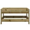 HEFZGDB Garden Ottoman, Impregnated Pine Wood, Outdoor Lounge Seat view 3