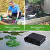 3x6 m Black HDPE Pond Liner, Waterproof UV- and Weather-Resistant Film for Fish Ponds, Wells and Waterfalls (23 x 36 view 3