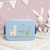 hellomini Mepal Personalized Kids' Lunch Box with Compartments, Alpaca Blue view 2