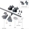 Sliding Ladder Hardware Kit for Barns, 3.3–20 ft, Library Ladder, Complete Roller Track Set with Floor Rollers, 600 cm (19.7 ft) view 3