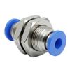 Lumonic 4 mm PU Tube Bulkhead Fitting with Push-In Connections view 1