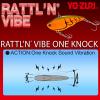 Yo-Zuri RATTL'N VIBE ONE KNOCK, Sinking, 65 mm, Burnt Orange Crawfish view 3