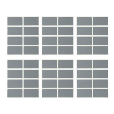 Rectangular Scratch-Off Stickers, 200-Pack, Self-Adhesive Paper