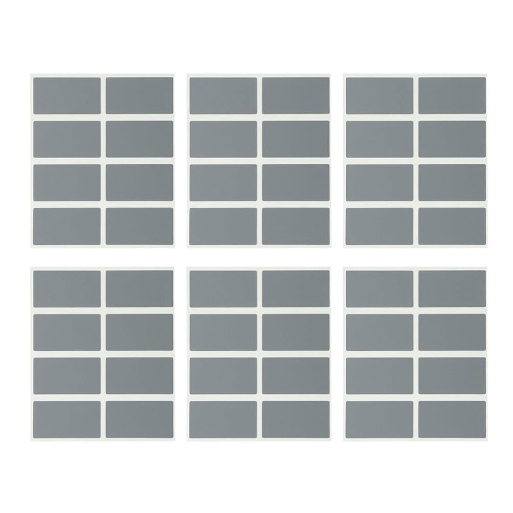 Rectangular Scratch-Off Stickers, 200-Pack, Self-Adhesive Paper