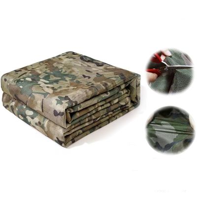 ZIUSFAC 300D Camouflage Netting, UV-Resistant Shade Net for Hunting, Photography & Camping (1.5 × 3 m)