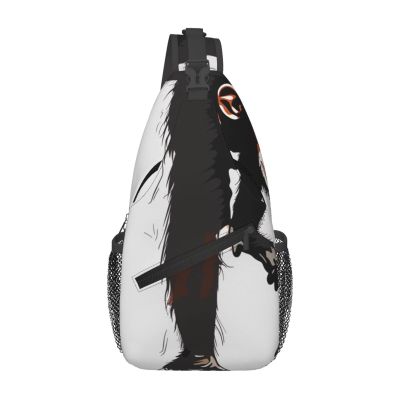 JCVOTREL Black Gibbon Monkey Sling Chest Bag for Men and Women, Crossbody Shoulder Bag, One Size