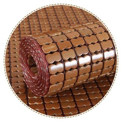 Durable Carbonized Bamboo Cooling Mat, Brown, 70 x 140 cm / 28 x 55 in