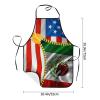 Oudrspo American Flag and Mexico Flag2 Apron for Cooking, Baking & Gardening view 3