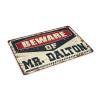 PITFS Outdoor Doormat, Funny “Beware Of Mr. Dalton” Design, 65 x 90 cm view 2
