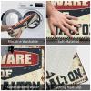 PITFS Outdoor Doormat, Funny “Beware Of Mr. Dalton” Design, 65 x 90 cm view 3