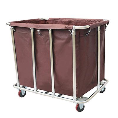 Laundry Cart, Waterproof Laundry Sorting Cart with Rolling Bag, Heavy-Duty Organizer for Dirty Clothes, Holds up to 200 kg, 10 Tubes (6 Tubes)