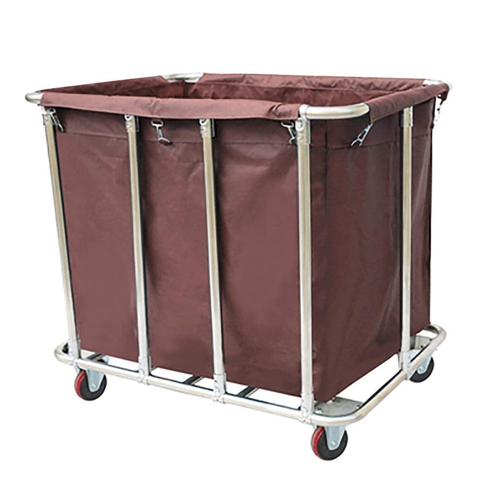 Laundry Cart, Waterproof Laundry Sorting Cart with Rolling Bag, Heavy-Duty Organizer for Dirty Clothes, Holds up to 200 kg, 10 Tubes (6 Tubes)