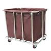 Laundry Cart, Waterproof Laundry Sorting Cart with Rolling Bag, Heavy-Duty Organizer for Dirty Clothes, Holds up to 200 kg, 10 Tubes (6 Tubes) view 1