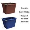 Laundry Cart, Waterproof Laundry Sorting Cart with Rolling Bag, Heavy-Duty Organizer for Dirty Clothes, Holds up to 200 kg, 10 Tubes (6 Tubes) view 4