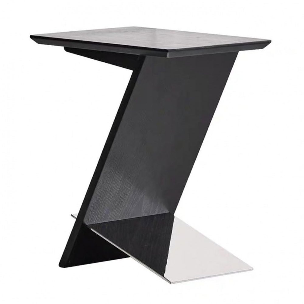 DIANXI Solid Wood Sofa Side Table