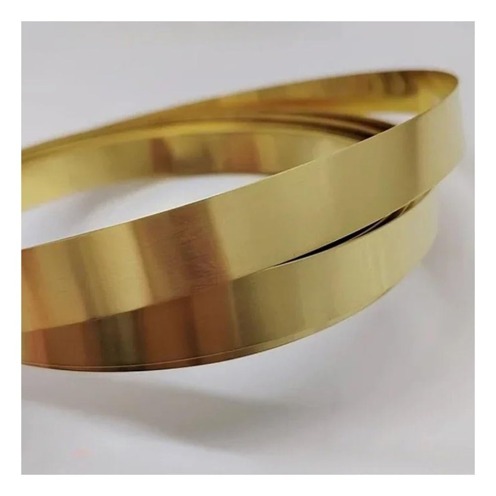 H62 Brass Sheet Strip, 0.02–1.0 mm Thick, 10/15/25/35/45/60 mm Wide, 1 m Roll