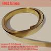 H62 Brass Sheet Strip, 0.02–1.0 mm Thick, 10/15/25/35/45/60 mm Wide, 1 m Roll view 2