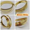 H62 Brass Sheet Strip, 0.02–1.0 mm Thick, 10/15/25/35/45/60 mm Wide, 1 m Roll view 3