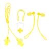 BCOATH 4-Piece PVC Swimming Earplugs and Nose Clips, Yellow view 1