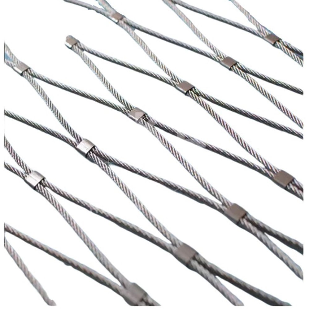 LXLDY 304 Stainless Steel Cable Mesh Cat Safety Net, 1.5 mm, 0.6 × 3 m