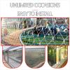 LXLDY 304 Stainless Steel Cable Mesh Cat Safety Net, 1.5 mm, 0.6 × 3 m view 4