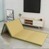 Futon Folding Mattress with Japanese Rush Tatami Mat view 2