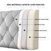 ZQBXHDZW Headboard Cover, Black Blue, 150 x 60 x 6 cm view 3