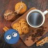 speecheese Emotion Kummer Kawaii Mood Magnet, Round Face view 3