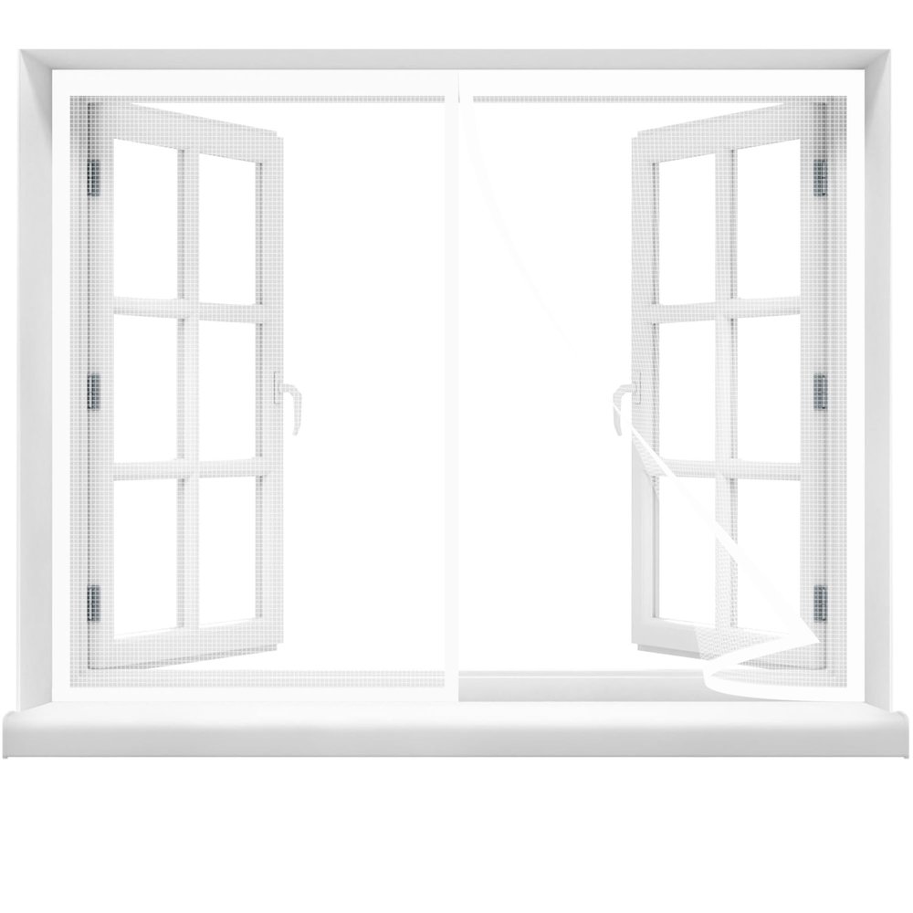 Magnetic Insect Screen for Windows, 145 x 165 cm