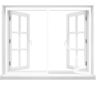 Magnetic Insect Screen for Balcony Windows, 240 x 135 cm, White