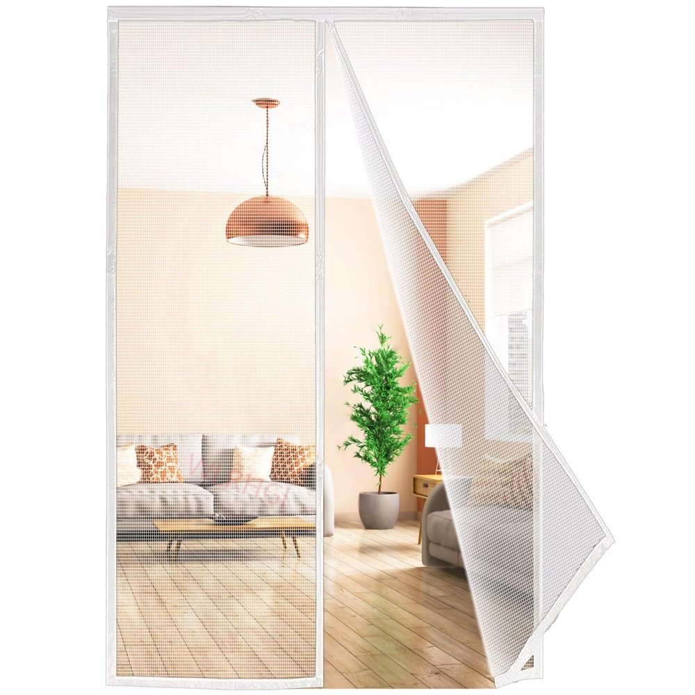 Magnetic Insect Screen Door, 145 x 255 cm, White