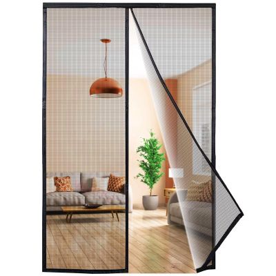 Magnetic Insect Screen Door, 285 x 250 cm, Black