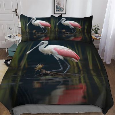 PAZZK Lffler 3D Pattern Bedding Set, 3-Piece, King 220 x 240 cm