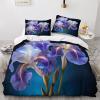 PAZZK Flower 3-Piece Microfiber Bedding Set, King 220 x 240 cm view 3