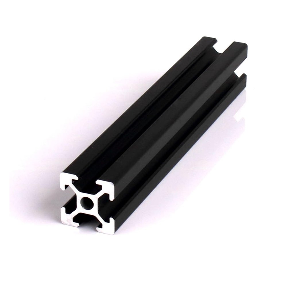 T-2020 Black Aluminum Profile, 400 mm