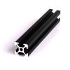 T-2020 Black Aluminum Profile, 400 mm view 1