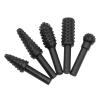 5-Piece Rotary Rasp File Set, 1/4-Inch Shank view 1