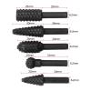 5-Piece Rotary Rasp File Set, 1/4-Inch Shank view 3
