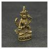 CTRSM Vintage Brass Buddha Statue view 4