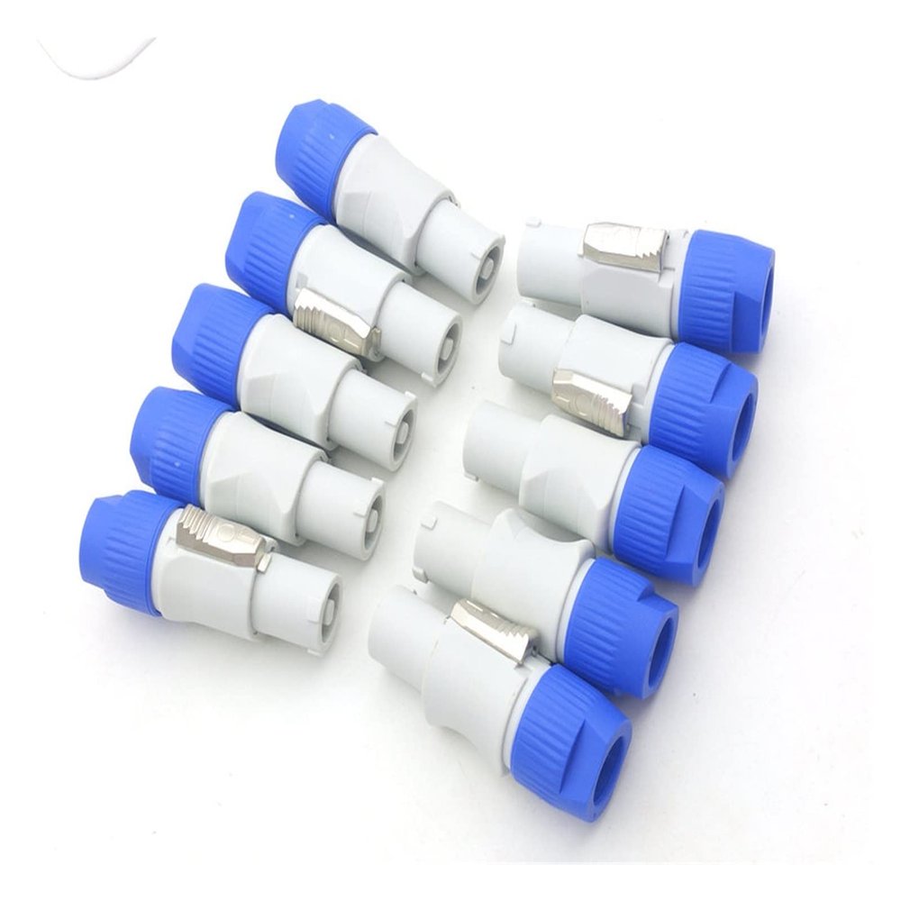 AANAN 10-Piece Gray NAC3FCB PowerCon 20A Power Out Type B Cable Line Adapter