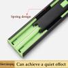 Drawer Slides, 2-Pack, Self-Closing Heavy-Duty, 300/350/400/500 mm, Black view 4