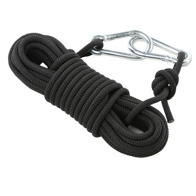 YOUMEISI Wind-Resistant Clothesline Rope, 15 m, Black