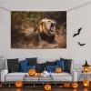 180 x 120 cm Roaring Lion in the Jungle Flag, Single-Sided Printed view 2