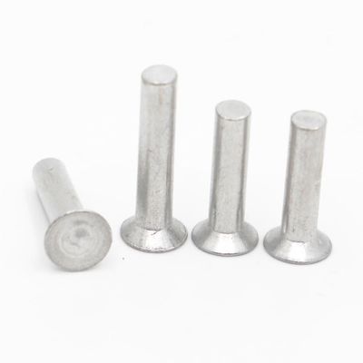 AYYSSM 550-Piece Countersunk Aluminum Solid Rivet Set, M2–M8 (M3, 50 pcs, 8 mm)
